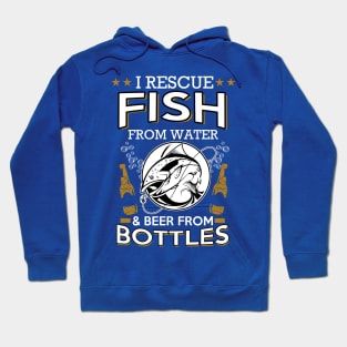 Rescue Fish & Beer Hoodie